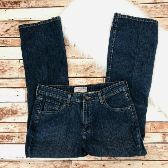 Levi's Stretch Low Rise Boot Cut Jeans Sz 12 Short - Picture 2 of 4